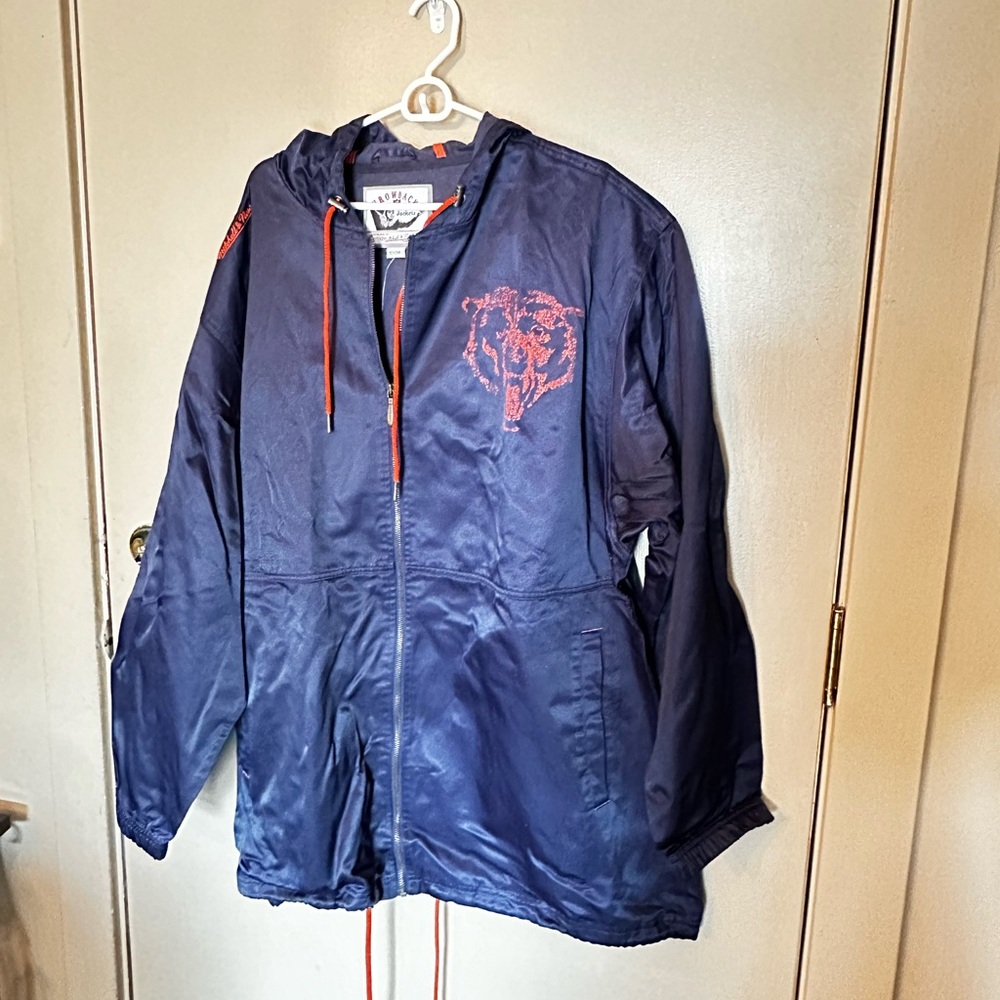 Bears -Mitchell & Ness Throwback Jacket In Navy A… - image 3